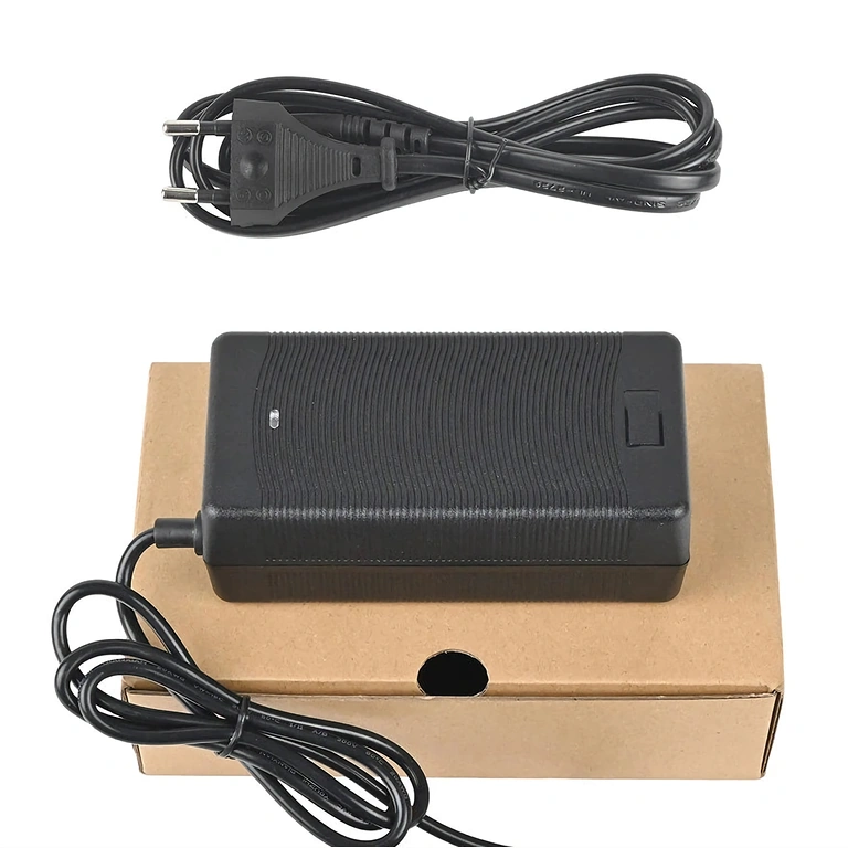 Ladegerät 48V–54,6V 2A mit IEC C13-Anschluss, geeignet für Citycoco- und Harley-Scooter