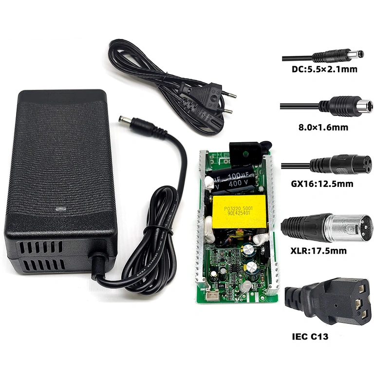 Multifunktionales Ladegerät 60V Ladegerät 60V–67,2V 2A kompatibel mit verschiedenen Elektrofahrzeugen, CityCoco, Harley, Scooter und E-Bikes