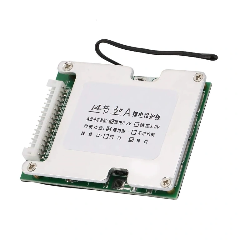 Intelligenter BMS-Schaltkreis 14S 52V 30A mit Überlade- und Entladeschutz