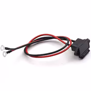 Batterie-Stromanschluss für Citycoco- und Harley-Elektro-Scooter – Ladekabel 60 cm