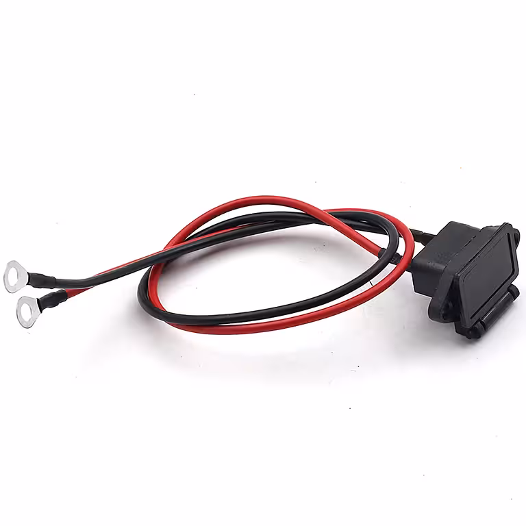 Batterie-Stromanschluss für Citycoco- und Harley-Elektro-Scooter – Ladekabel 60 cm