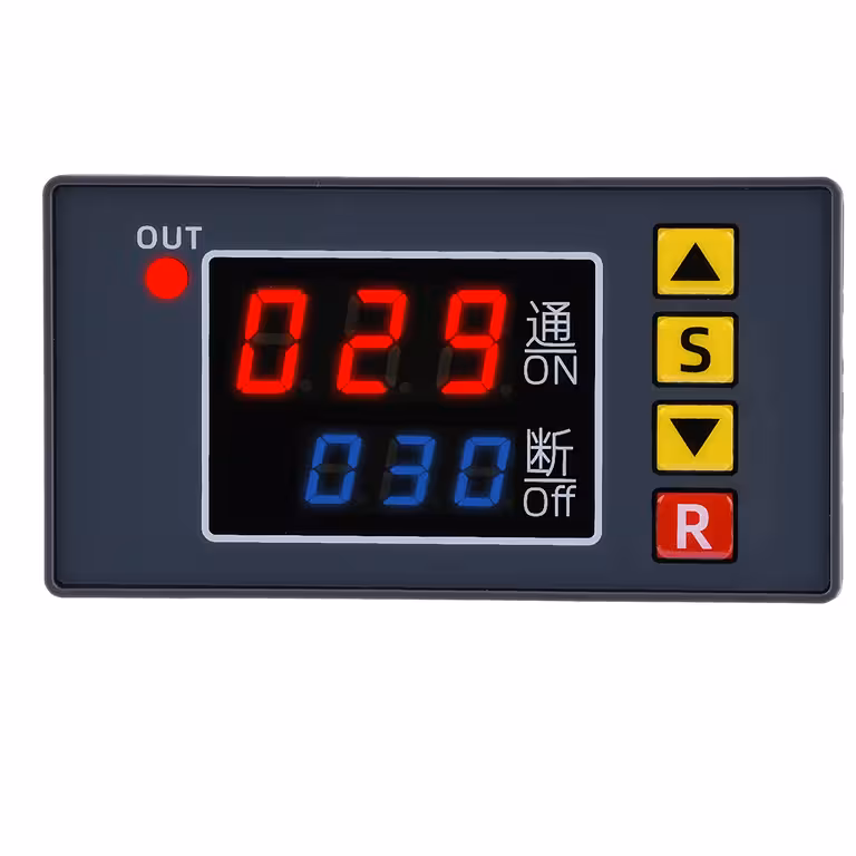 Zyklisches Zeitrelais 24V DC – Programmierbarer Timer mit Verzögerungsfunktion und Wiederholschleife