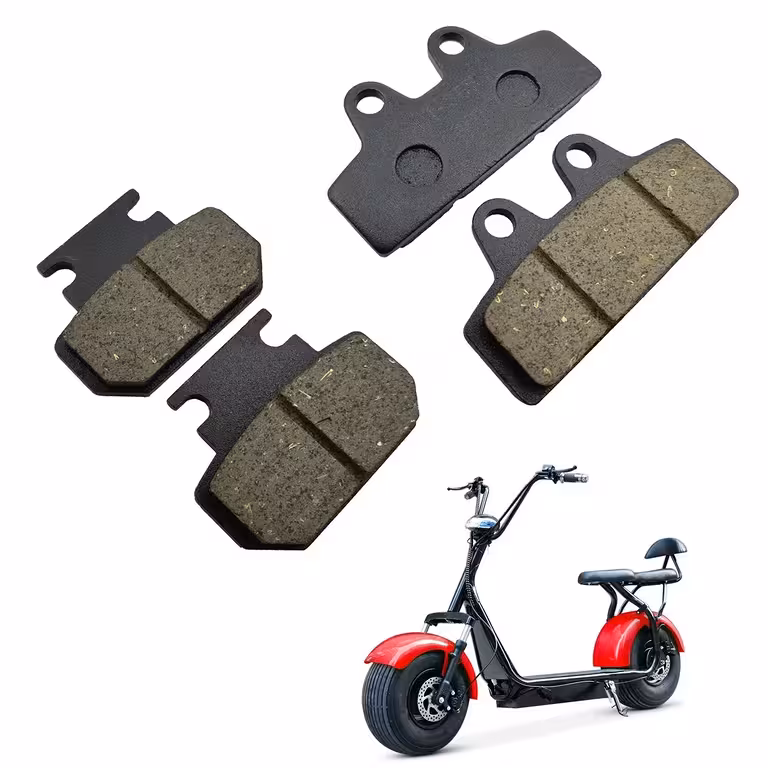 Bremsbelag-Set für Citycoco-Harley Elektro-Scooter – kompatibel mit chinesischen Scootern – vorne / hinten