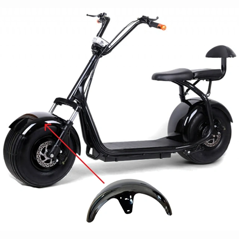 Vorderkotflügel Citycoco – Draufsicht