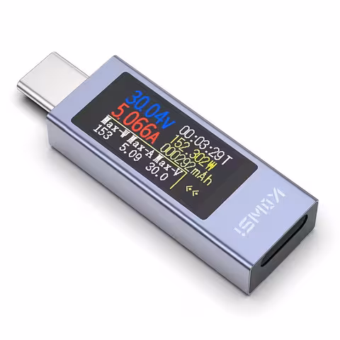 USB-C Multimeter Kowsi KWS-2302C – Digitaler Tester für Spannung, Strom und Kapazität