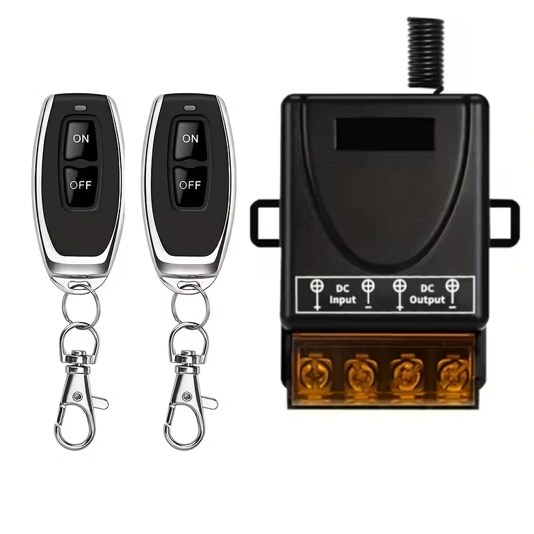 Relais mit Fernbedienung 24V 30A für Pumpen, Lichter und Industrieanlagen