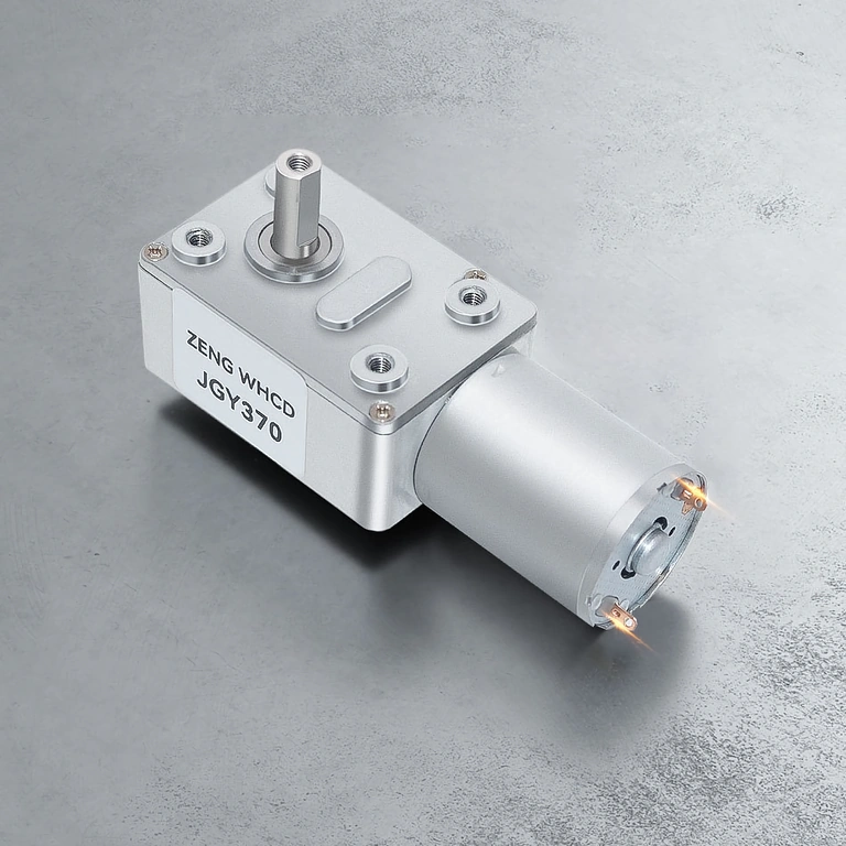 Detail D-Profil-Welle aus gehärtetem Stahl, Motor 12V Getriebe