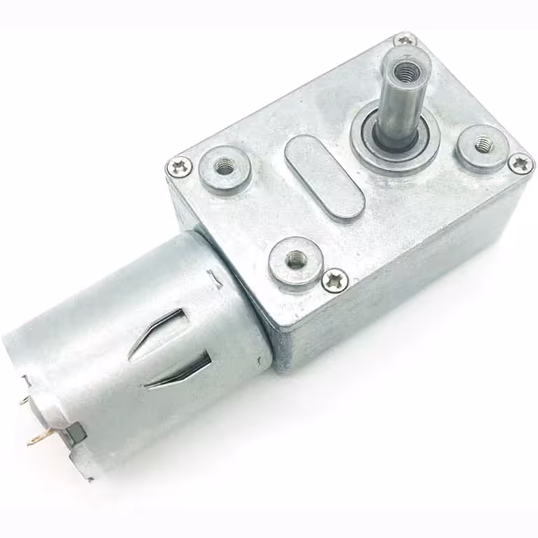 Getriebemotor 12V GY-370 – Schneckengetriebe-Motor, niedrige Drehzahl, hohes Drehmoment, selbsthemmend