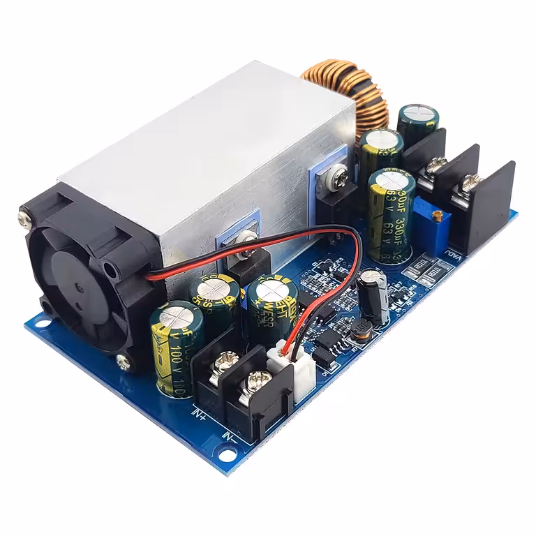 DC-DC Step-Down-Netzteil 12–75V 25A 600W – Spannungs- und Stromregler CV/CC für Versorgung und Batterien