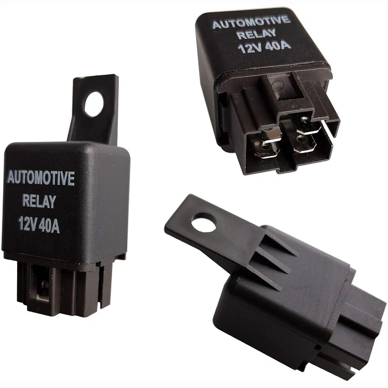 Detail der Relais-Pins 12V 4-Pin 40A für sichere Verbindung