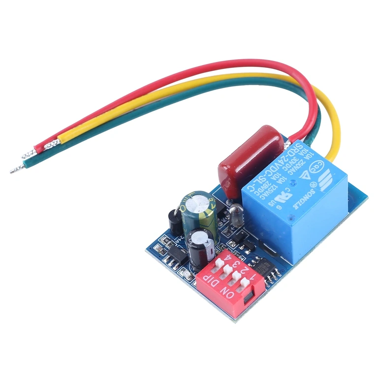 Komponenten des mechanischen/analogen Zeitrelais-Moduls, Detailansicht