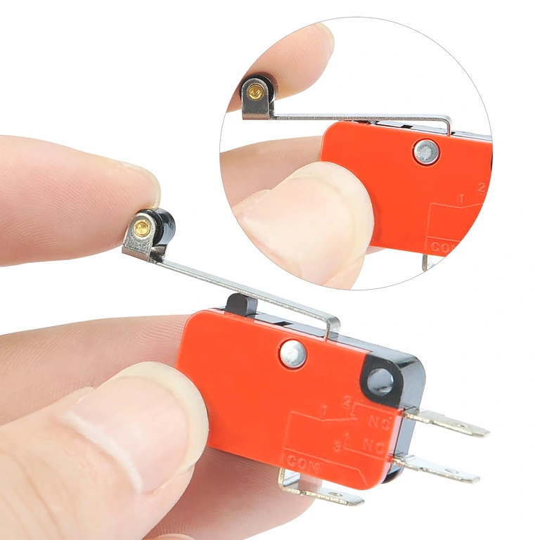 Mikroschalter V-156-1C25 – Seitenansicht