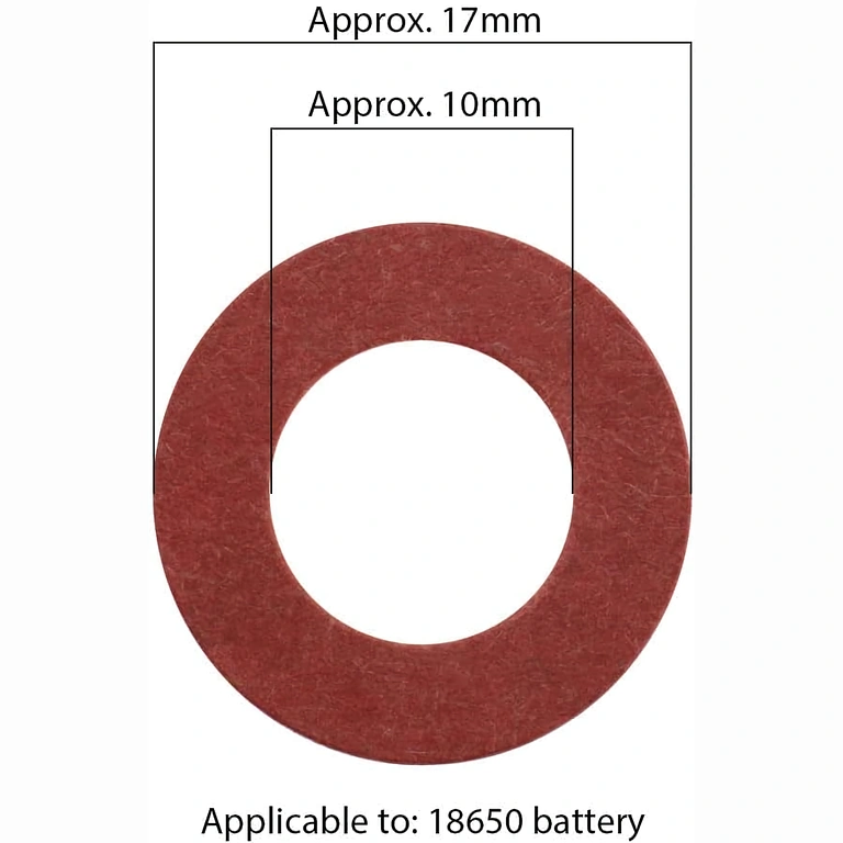 Exakte Abmessungen 17,8x10,5x0,3 mm für 18650 Isolierpapier