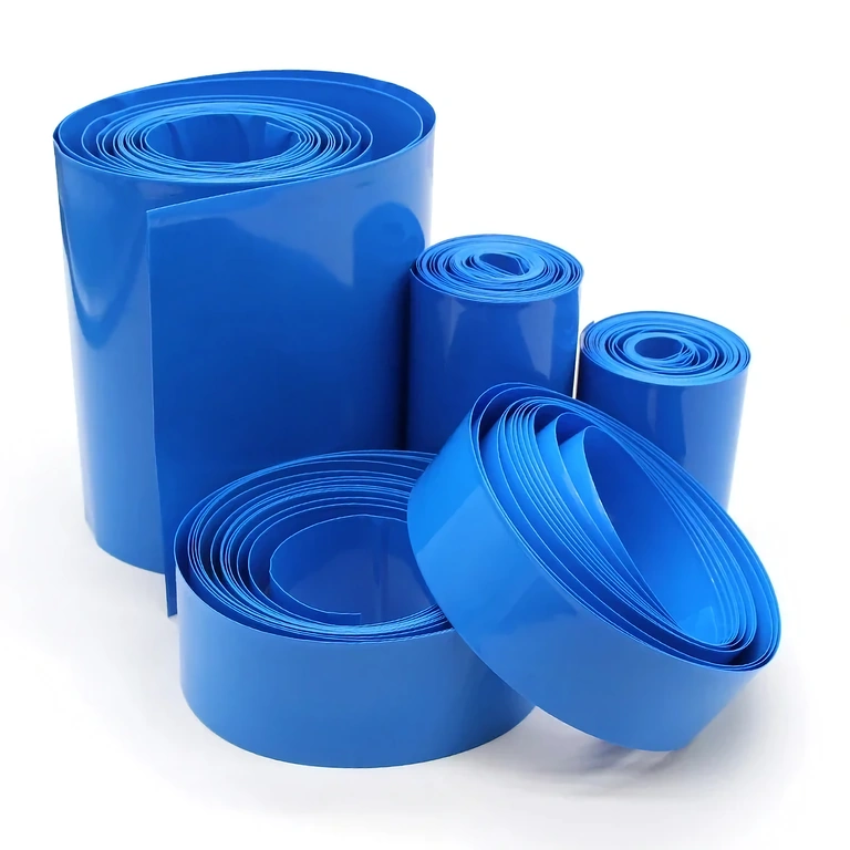 Cellpack Schrumpfschlauch blau pro Meter für Akkus