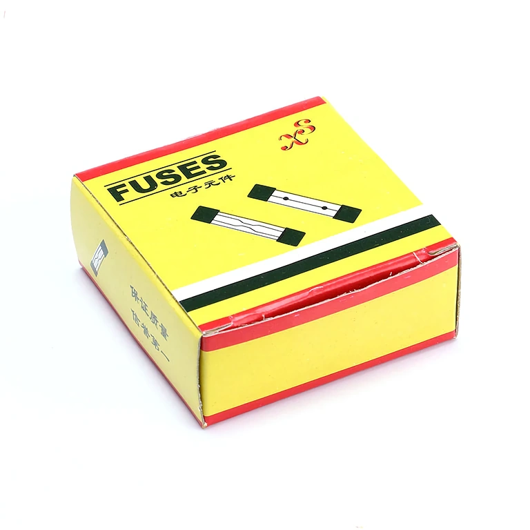 Verpackung Set 100 Stück Glassicherungen 10A 5x20mm