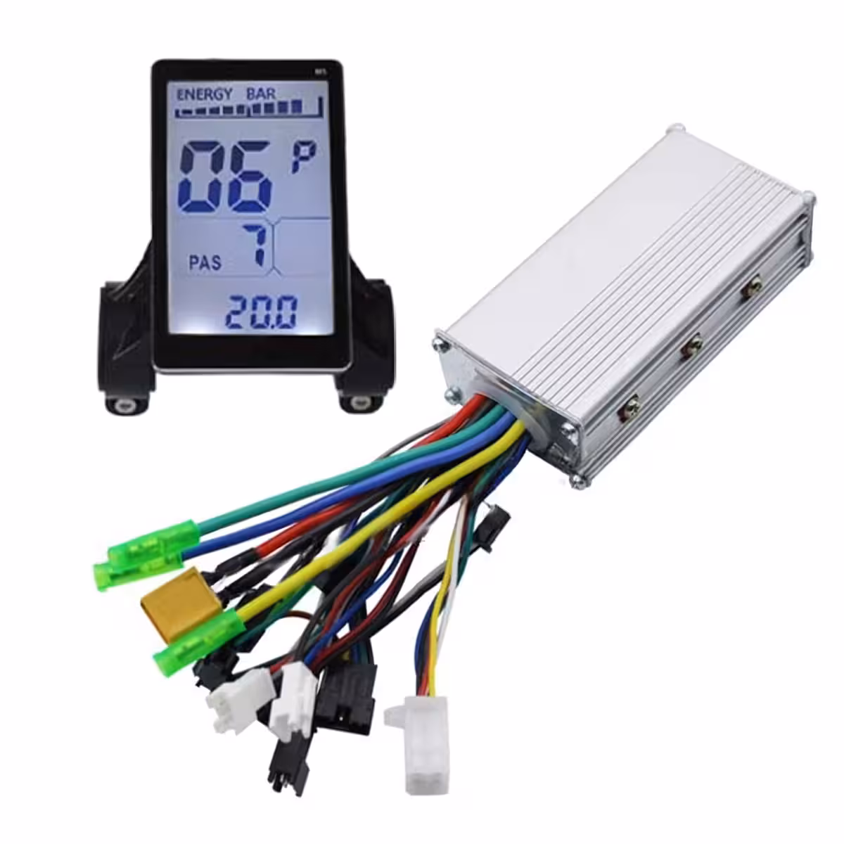 Vorderansicht des Controllers und Displays M5 für E-Bike 500W–1000W