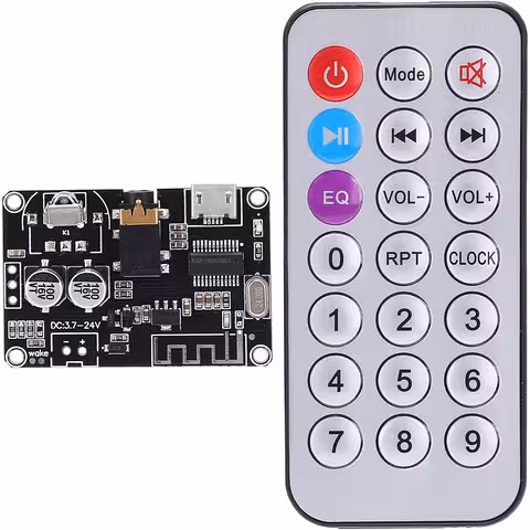 Fernbedienung des Bluetooth-Moduls XY-WRBT – Tastenfunktionen