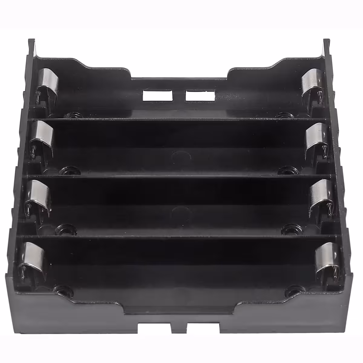 Ansicht von oben des 4-Slot-18650-Halters