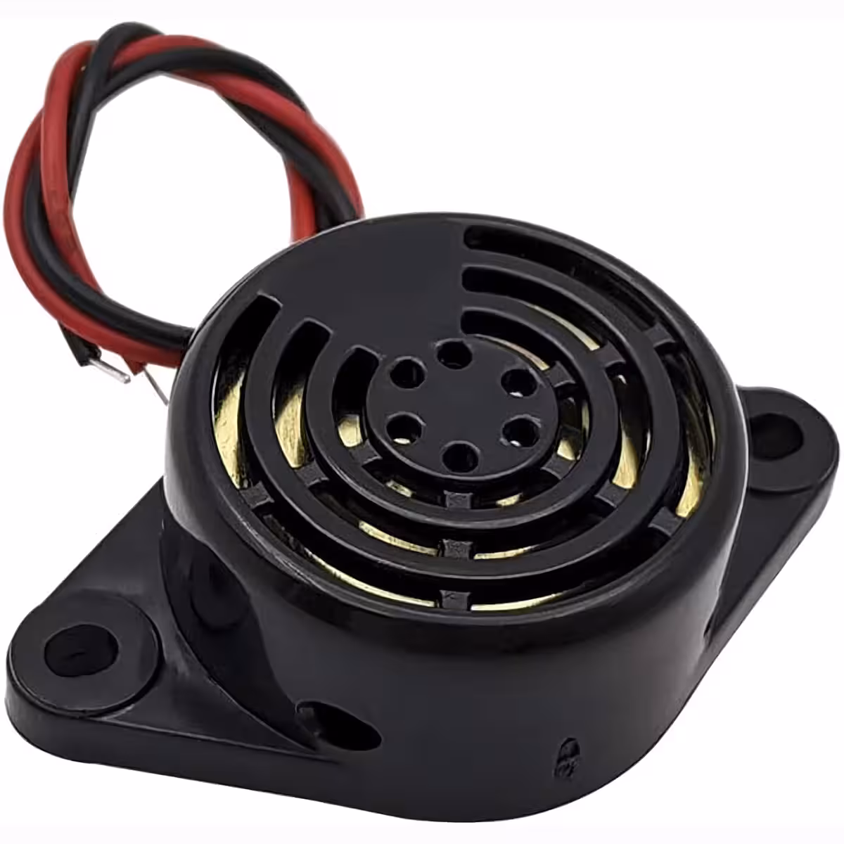Aktiver Piezo-Buzzer 3–24V mit 100dB Dauerton