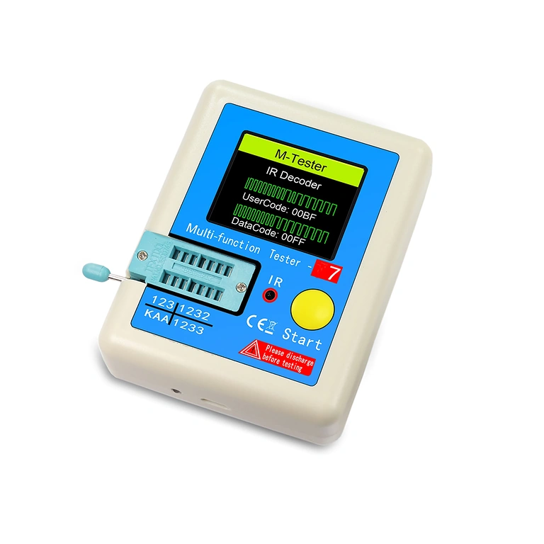 Farb-TFT-Display des LCR-T7 – Detail