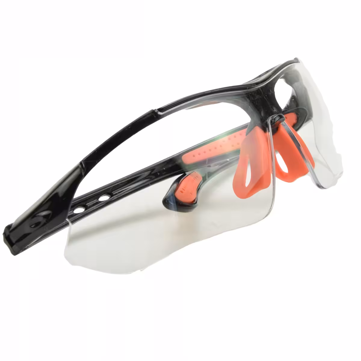 Seitenprofil einer geschwungenen Fahrradbrille