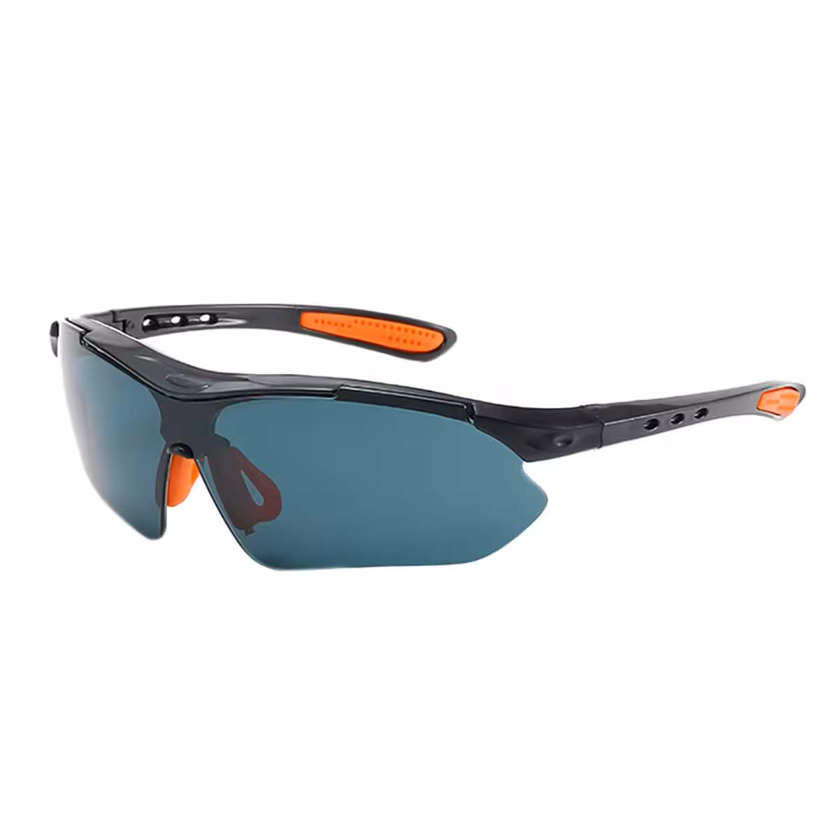 Laufbrille mit getönten Gläsern und geschwungenem Design